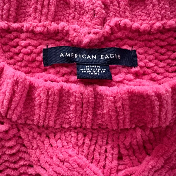 American Eagle Size Medium Pink Sweater - Picture 4 of 4